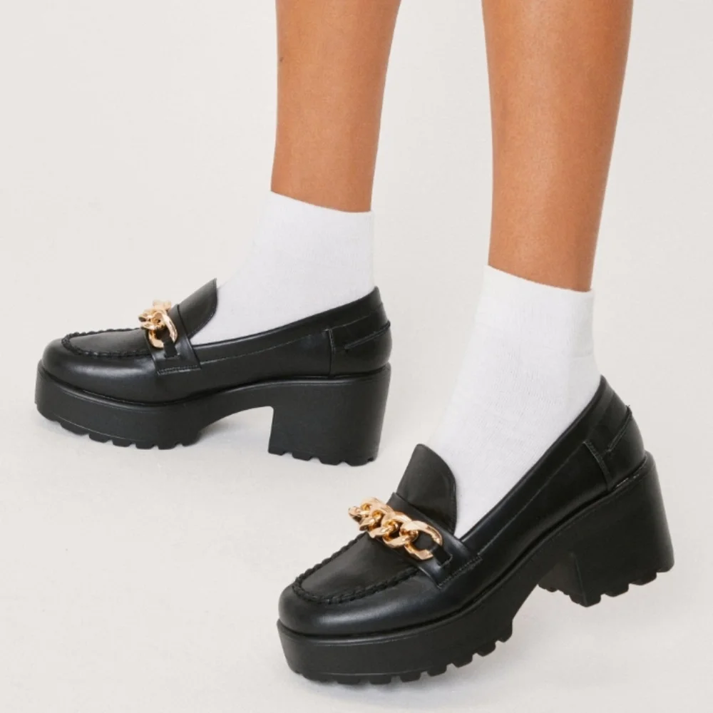 Nasty Gal chunky platform